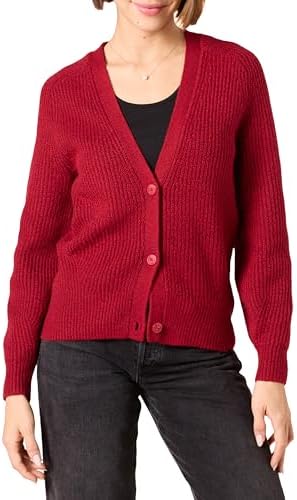 Amazon Essentials Women's Soft Touch Ribbed Blouson Cardigan Amazon Essentials