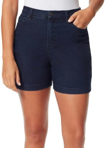 Gloria Vanderbilt Shorts Women's Amanda Shorts - Denim Blue 4 Gloria Vanderbilt