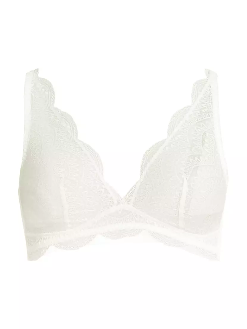 Karma Scalloped Lace Triangle Bra Simone Perele