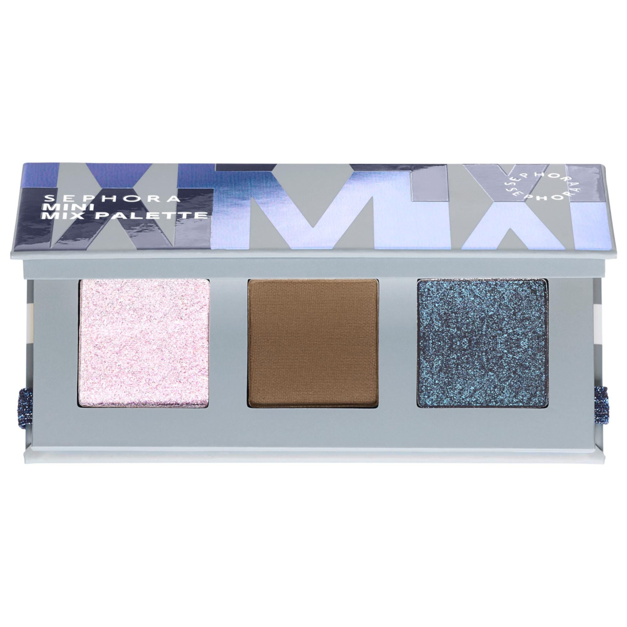 Мини-палитра теней для век Mini Mix, 3 оттенка для создания яркого макияжа Sephora Collection