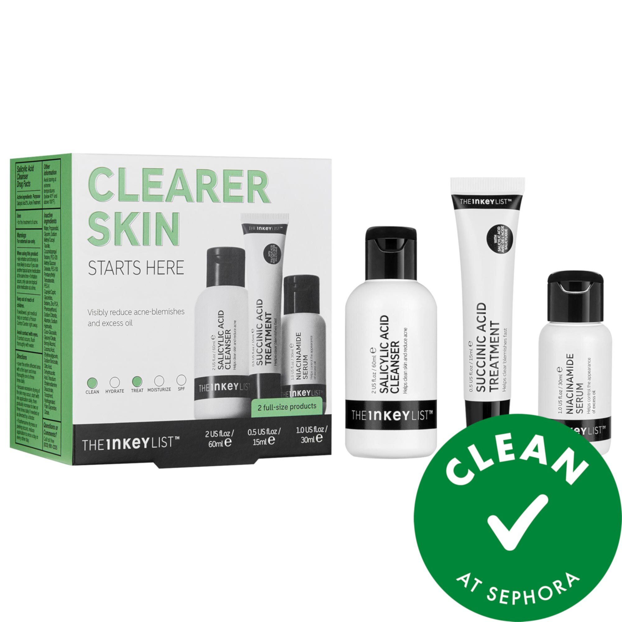 Clearer Skin Starts Here Set The INKEY List