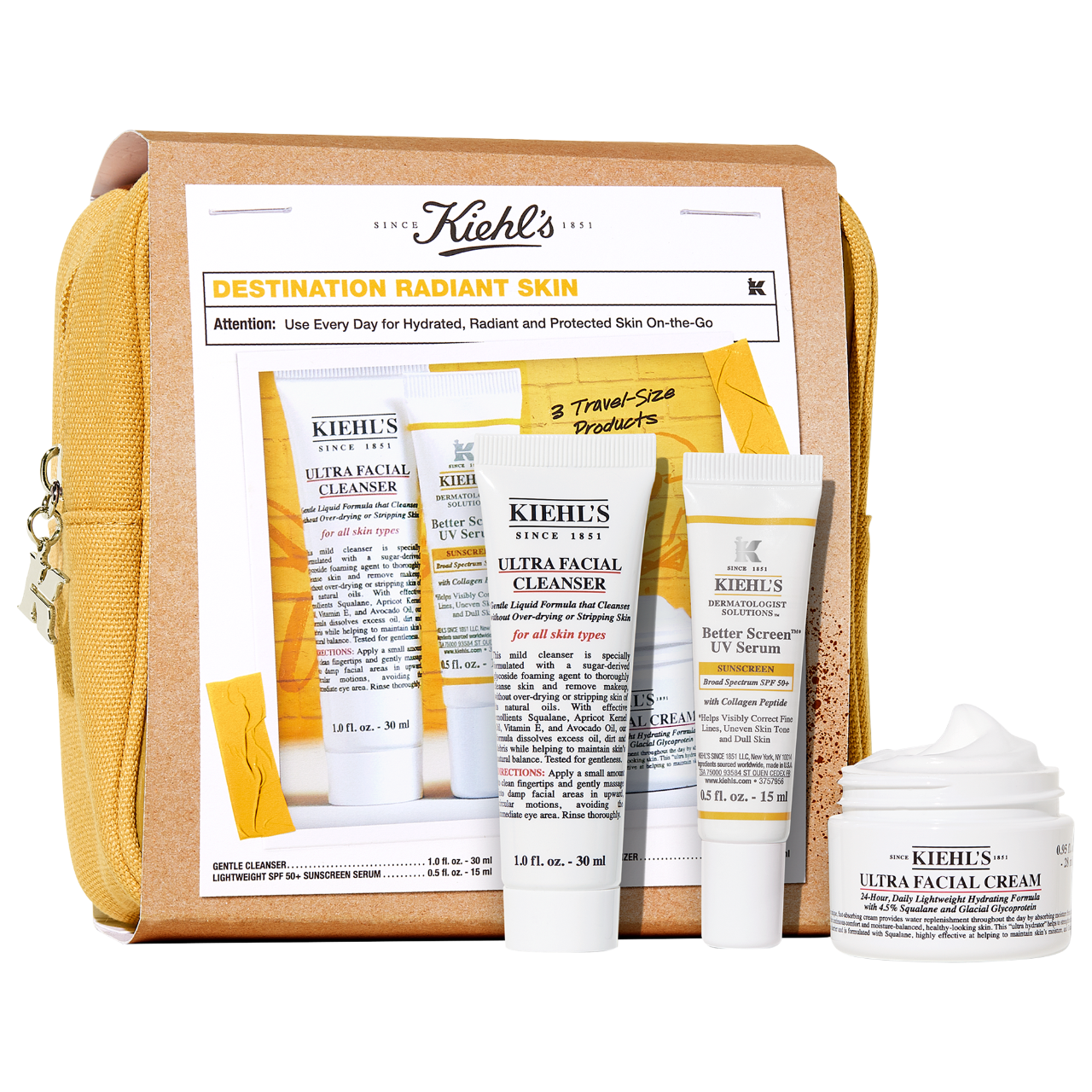 Destination Radiant Skincare Gift Set Kiehl's Since 1851