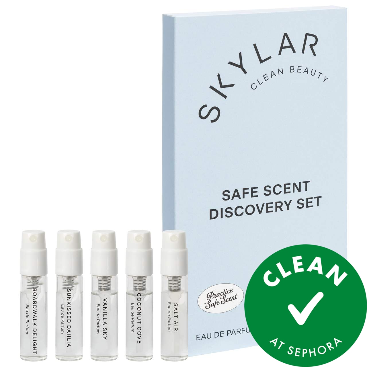 Набор духов Safe Scent с 5 ароматами, гипоаллергенные, 1,5 мл каждая Skylar