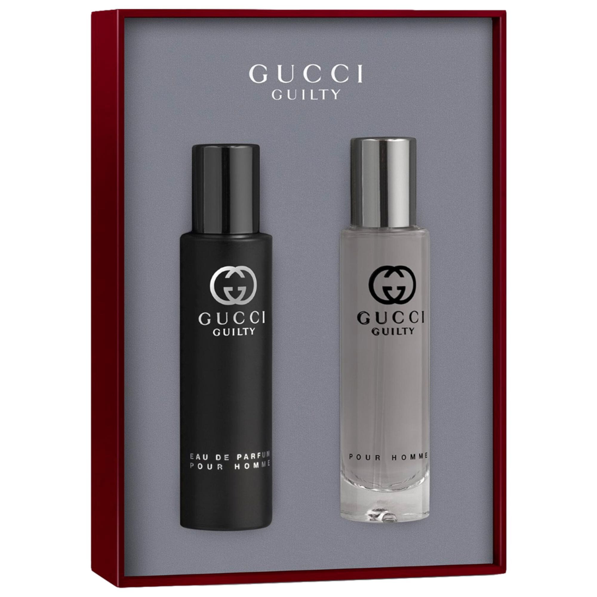 Дуэт мини-спреев Guilty Pour Homme: 15 мл туалетная и парфюмированная вода Gucci