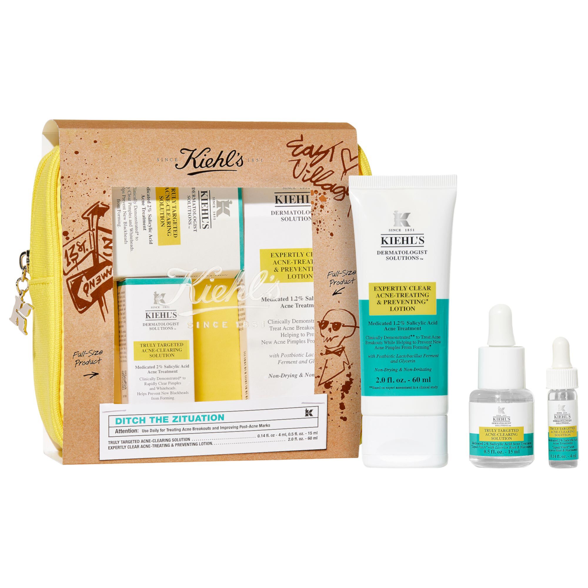 Ditch The Zituation Gift Set for Acne-Prone Skin Kiehl's Since 1851