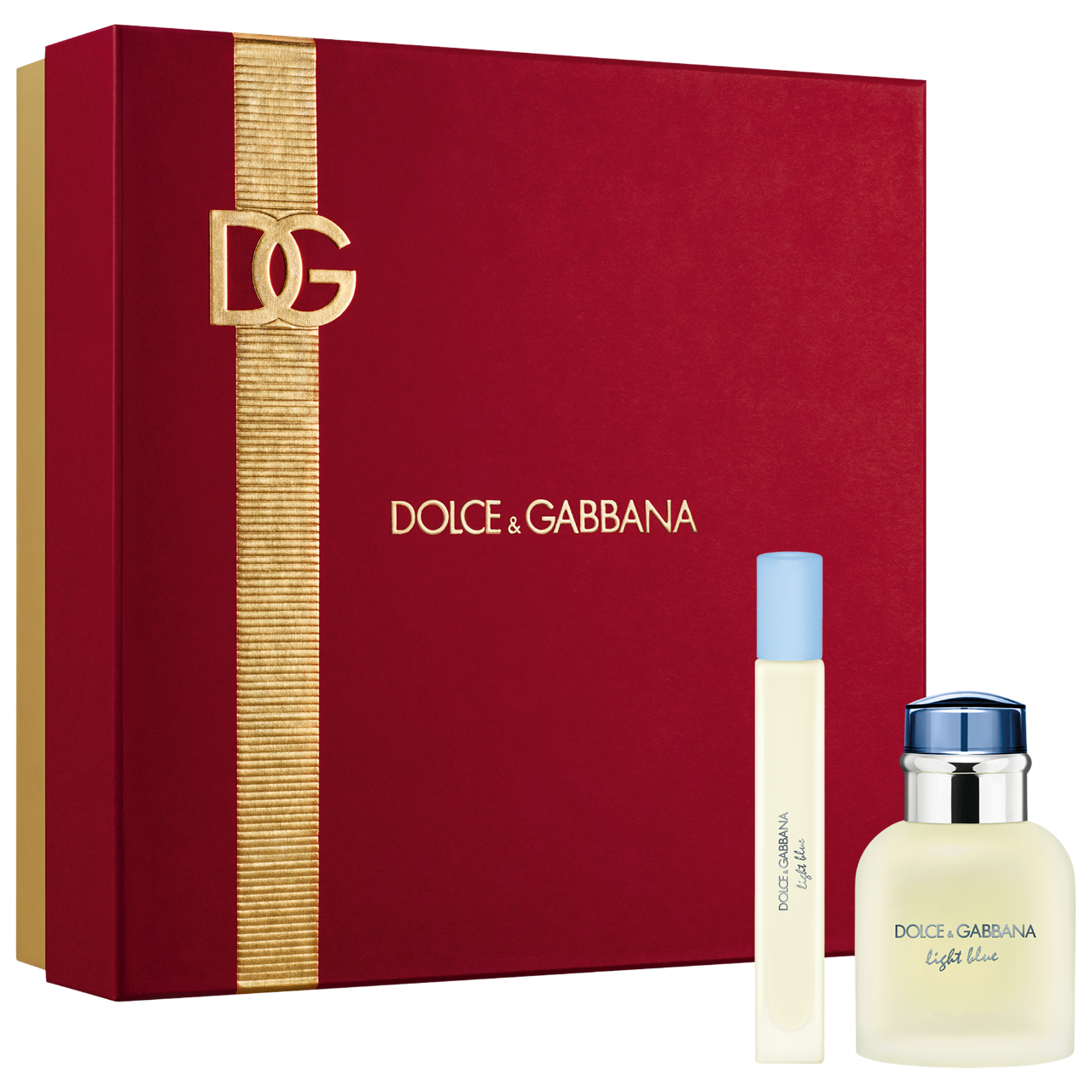 Набор туалетной воды Light Blue Pour Homme 40 мл и спрея 10 мл, свежий аромат Dolce&Gabbana