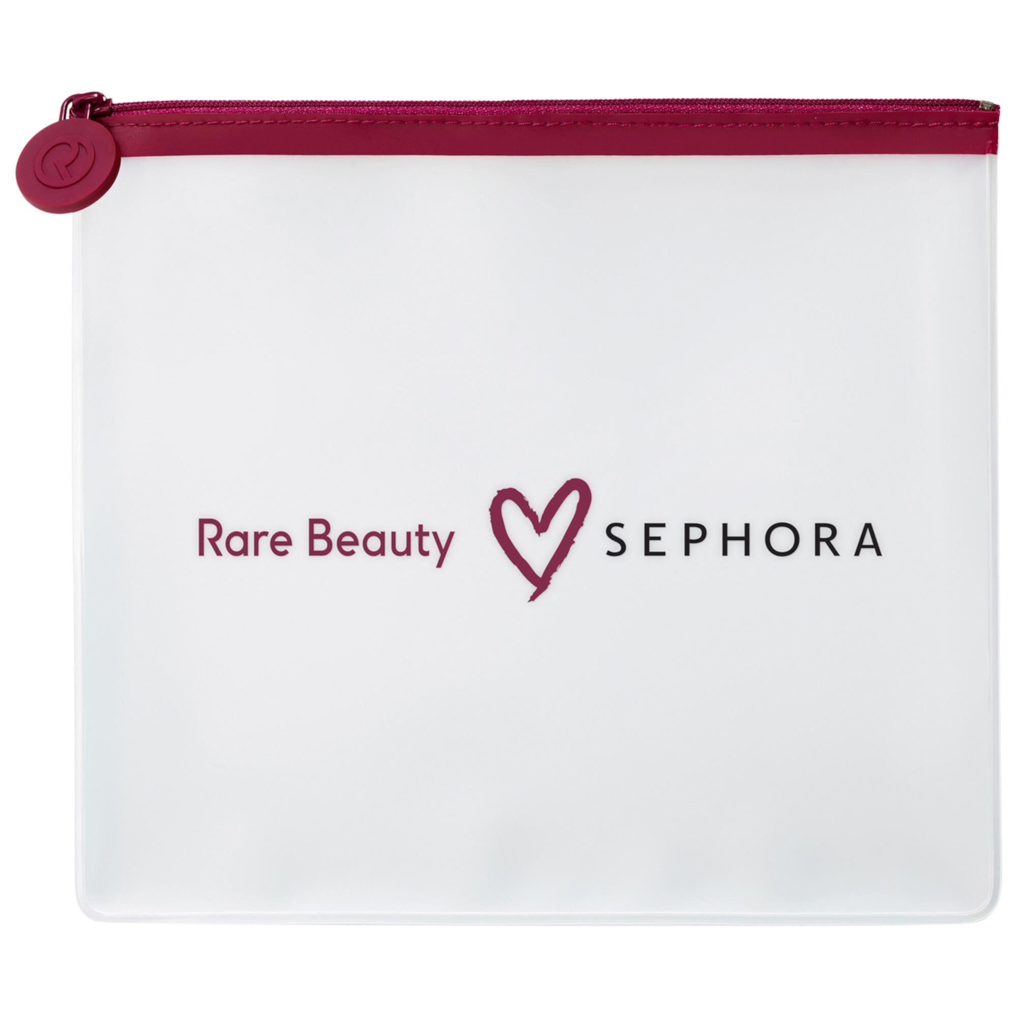 Косметичка Rare Beauty x Sephora для путешествий, многоразовая, с защитой от любопытных глаз Rare Beauty by Selena Gomez