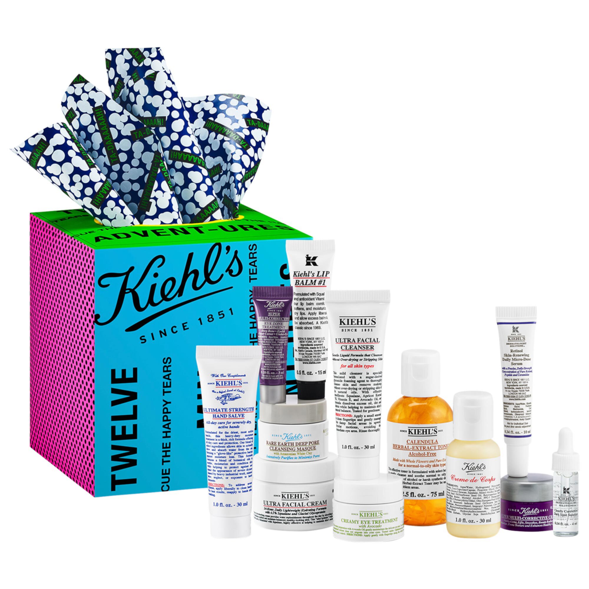 12 Mini Advent-ures Gift Set Kiehl's Since 1851