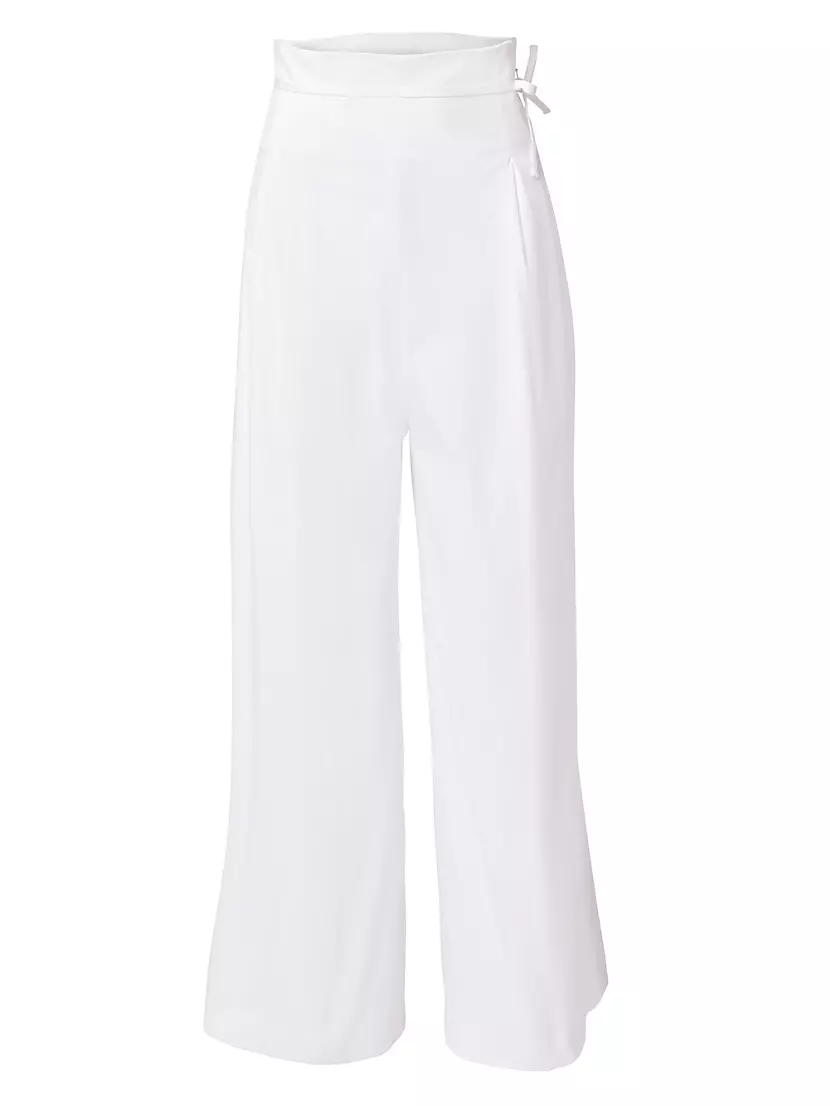 High-Waisted Cropped Pants Carolina Herrera