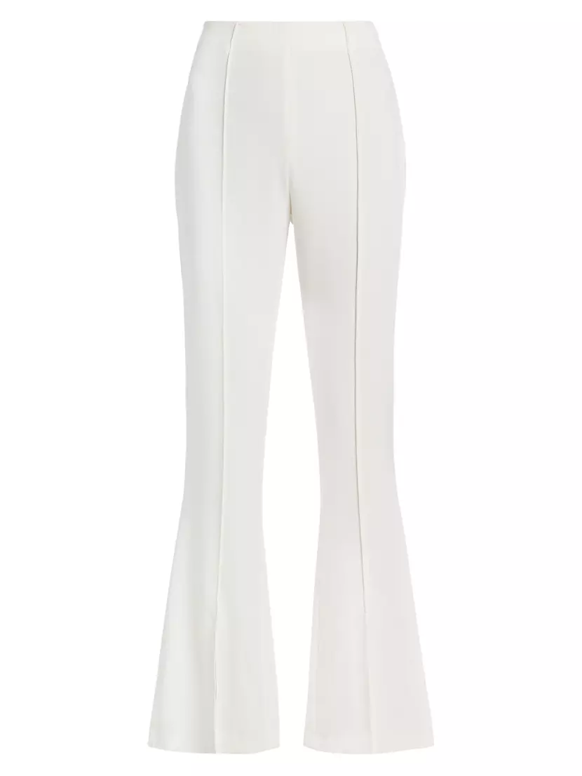 Billie High-Rise Wide-Leg Split-Hem Pants Cinq a Sept