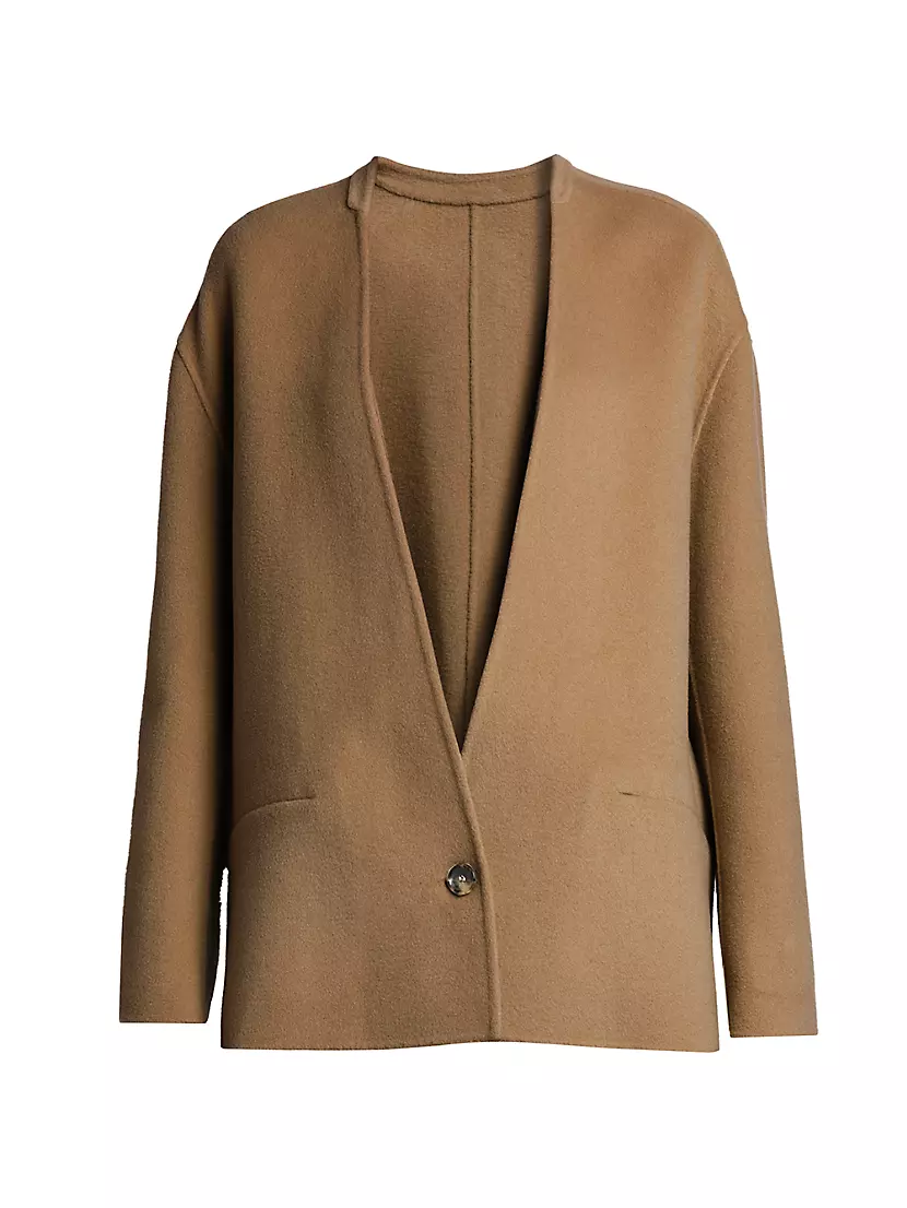 Double Felt Wool Cardigan Philosophy Di Lorenzo Serafini