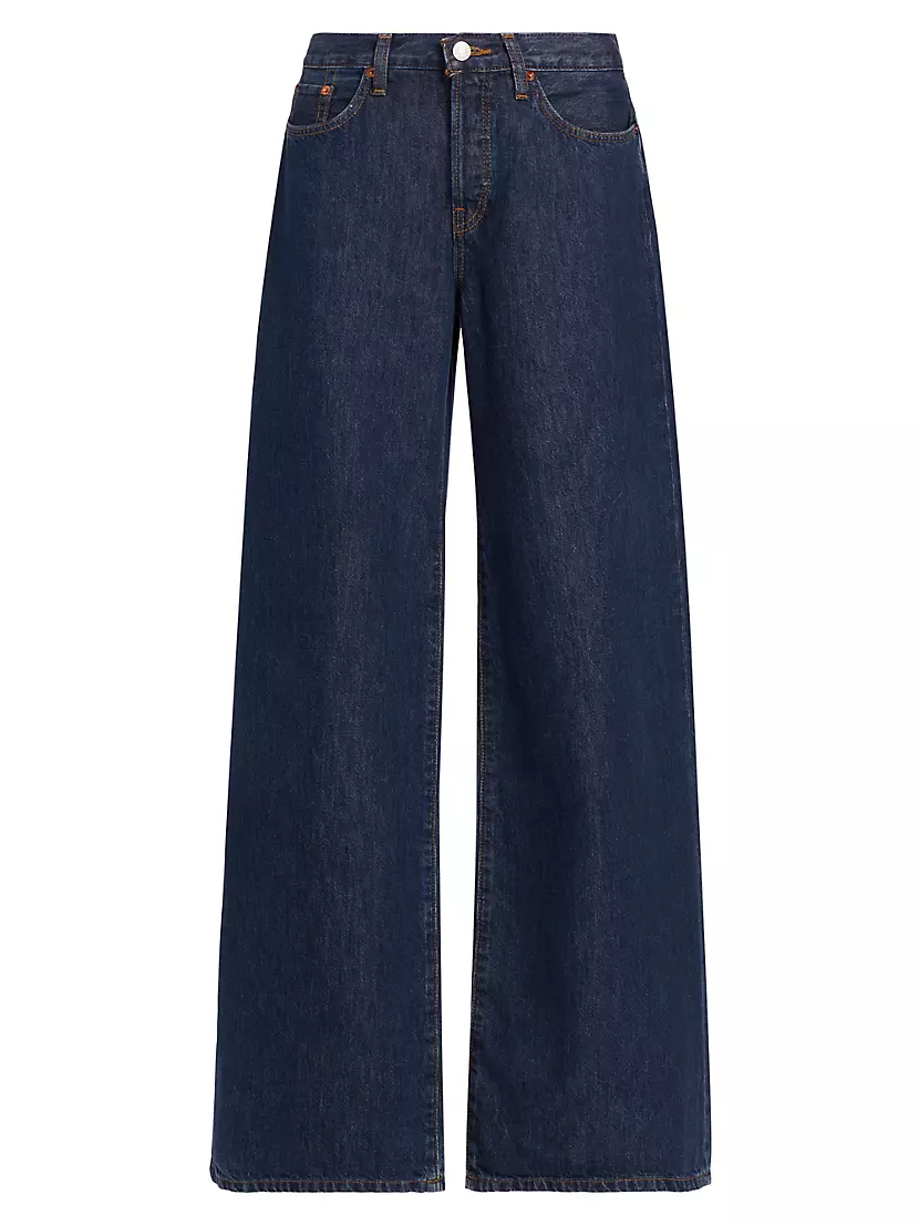 Mid-Rise Wide-Leg Palazzo Jeans Re/Done