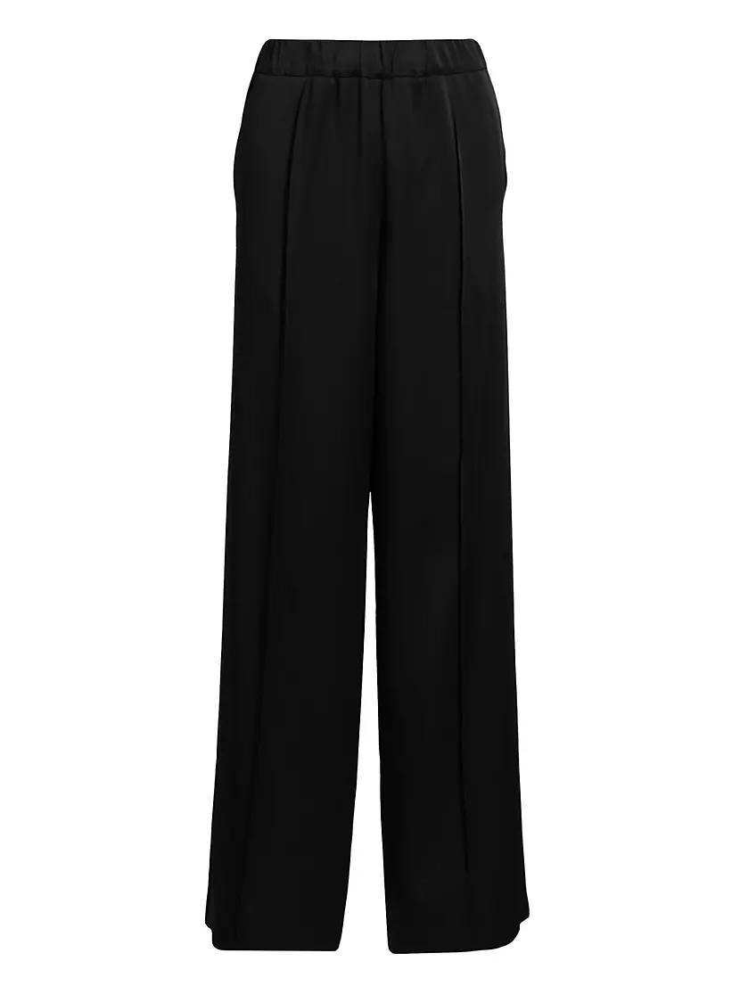 Satin Straight-Leg Pants Jil Sander