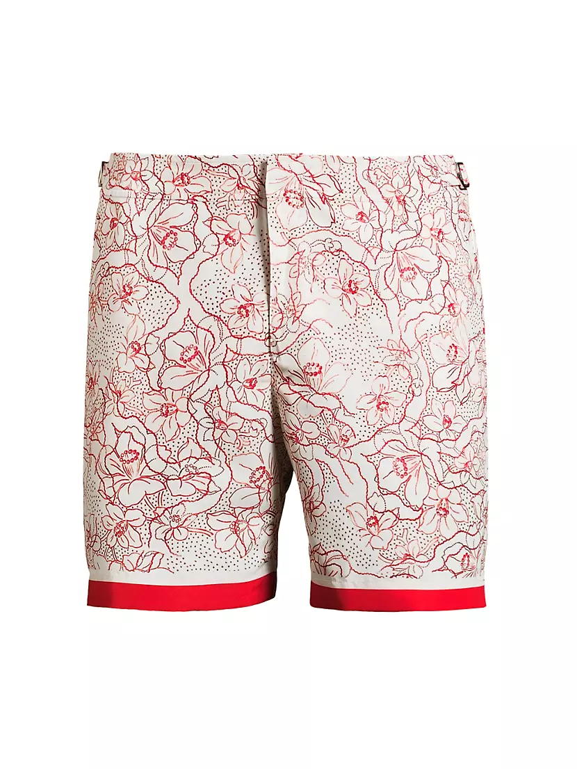 Floral Colorblock Swim Shorts Orlebar Brown