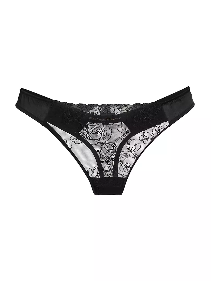 La Rose Lace Thong Kiki De Montparnasse