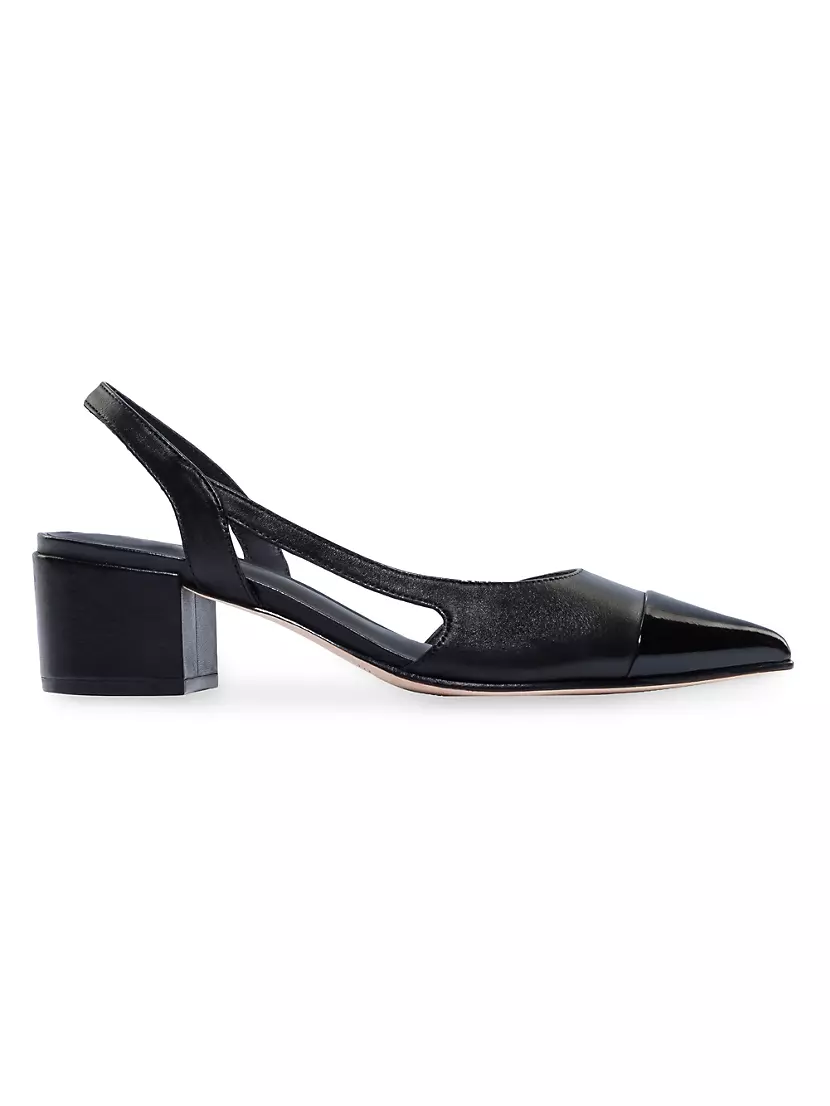 Monroe Leather Slingback Pumps Bernardo