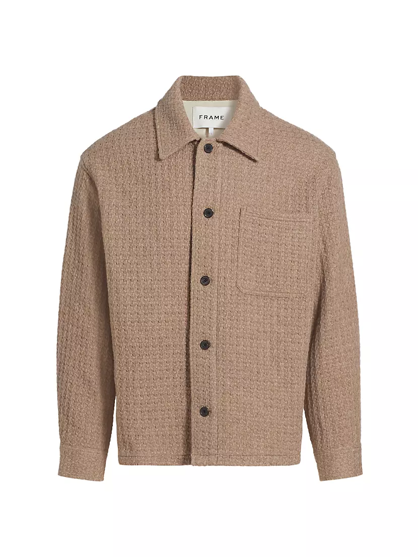 Textured Shirt Jacket Frame