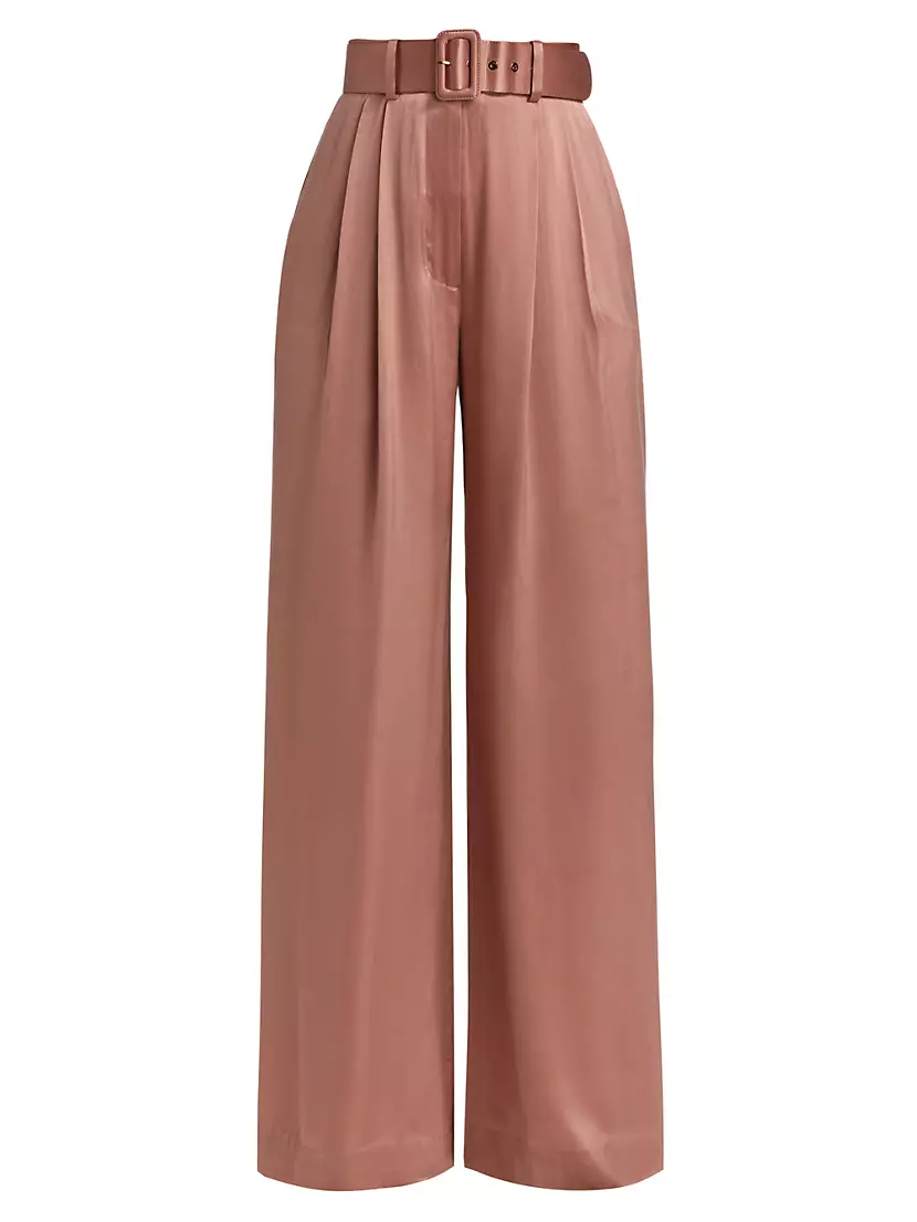 ​Silk Tuck Pants Zimmermann