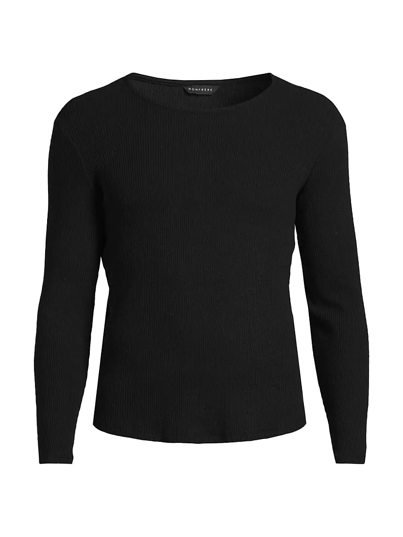 Dann Ribbed Long-Sleeve T-Shirt Monfrere