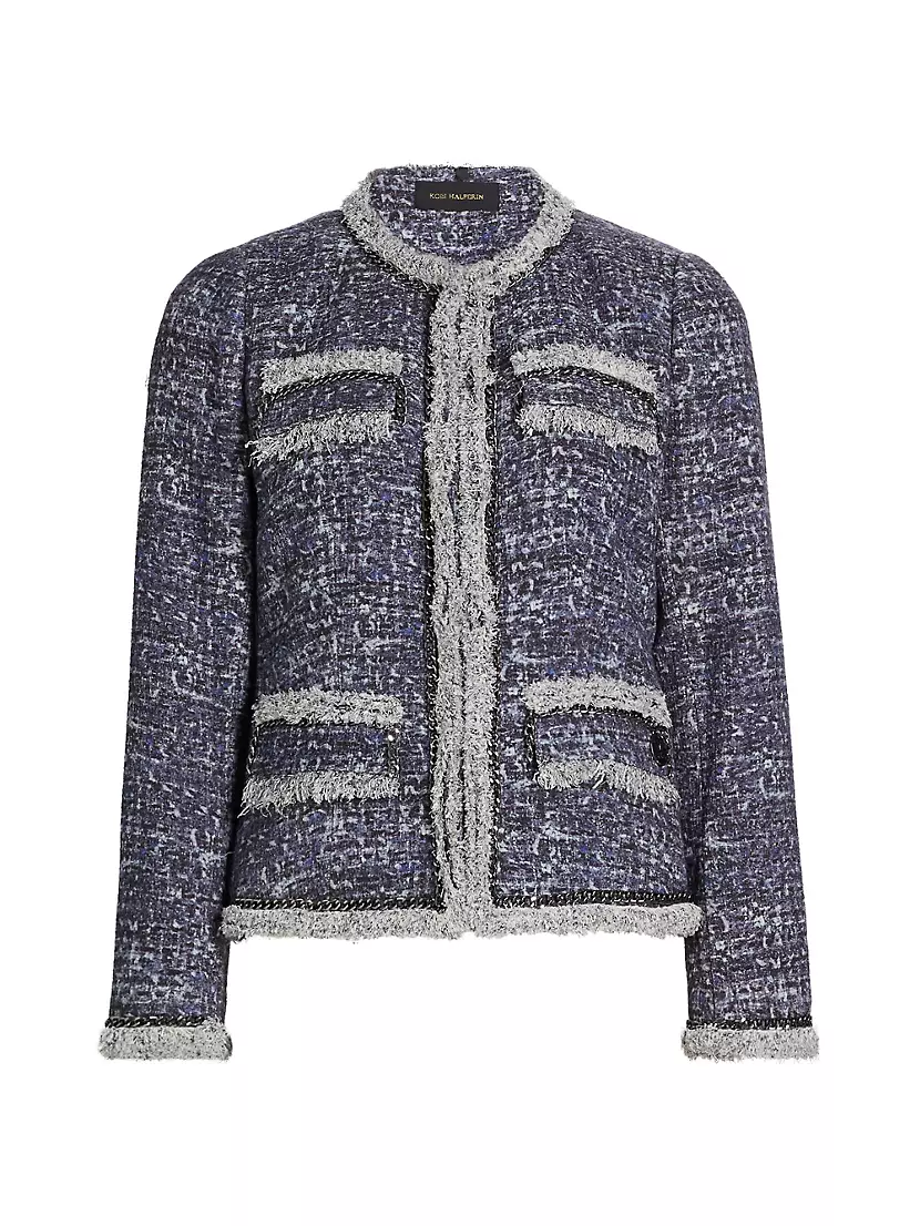 Keaton Tweed Single-Breasted Jacket Kobi Halperin