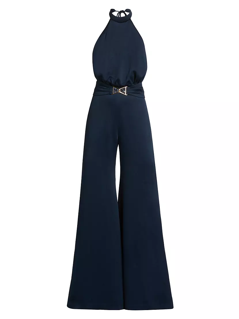 Kaede Belted Halter Jumpsuit Silvia Tcherassi