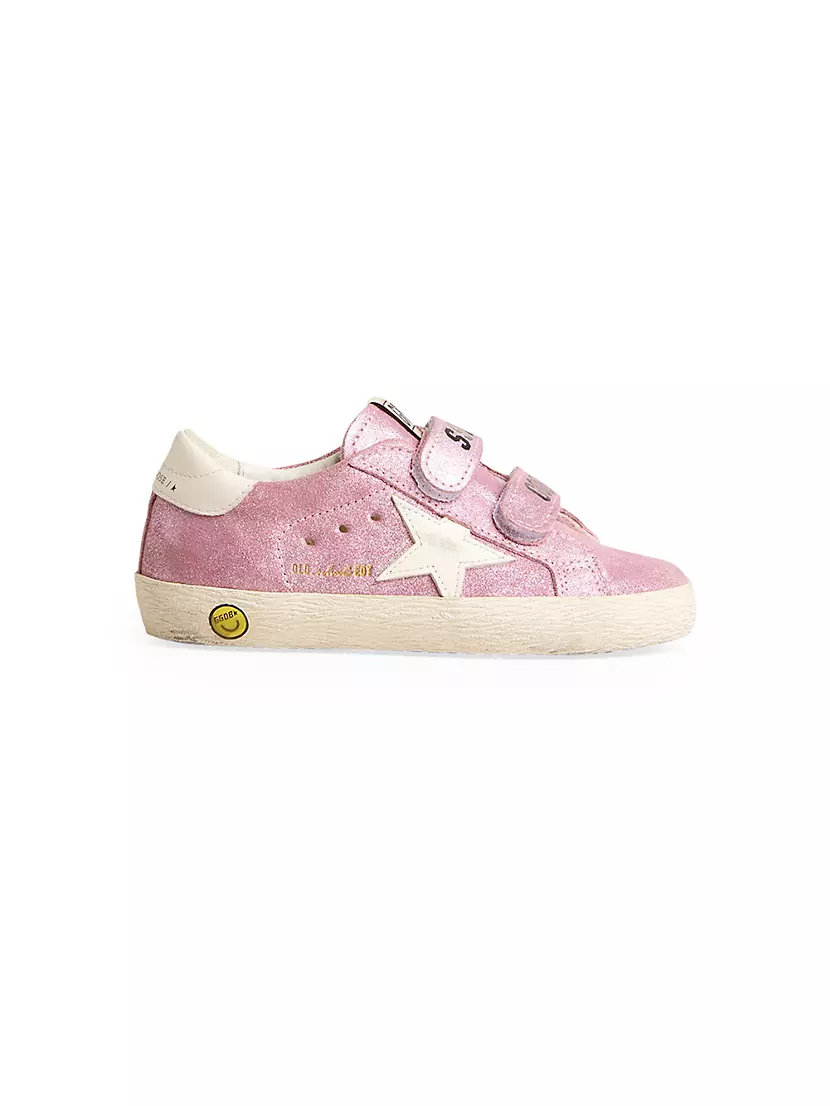 ​Baby Girl's, Little Girl's &amp; Girl's Old School Glitter &amp; Star Sneakers Golden Goose