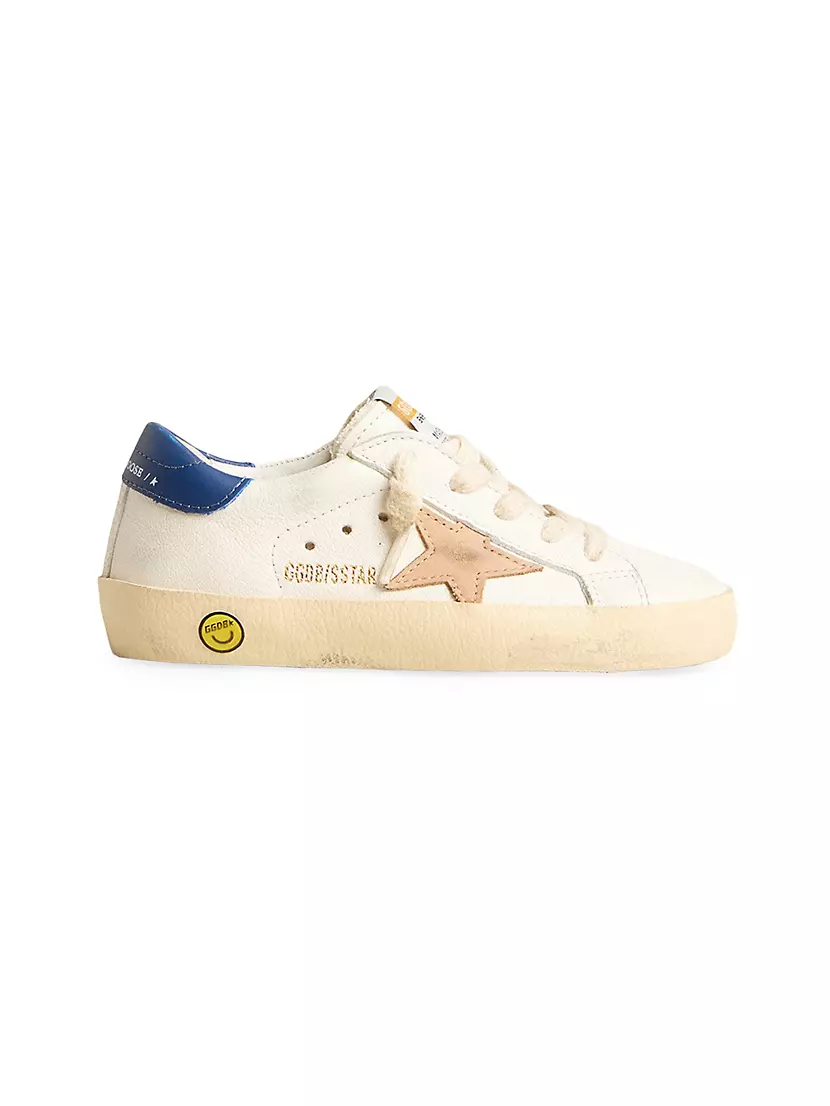 Baby Boy's, Little Boy's &amp; ​Boy's Super-Star Leather Low-Top Sneakers Golden Goose