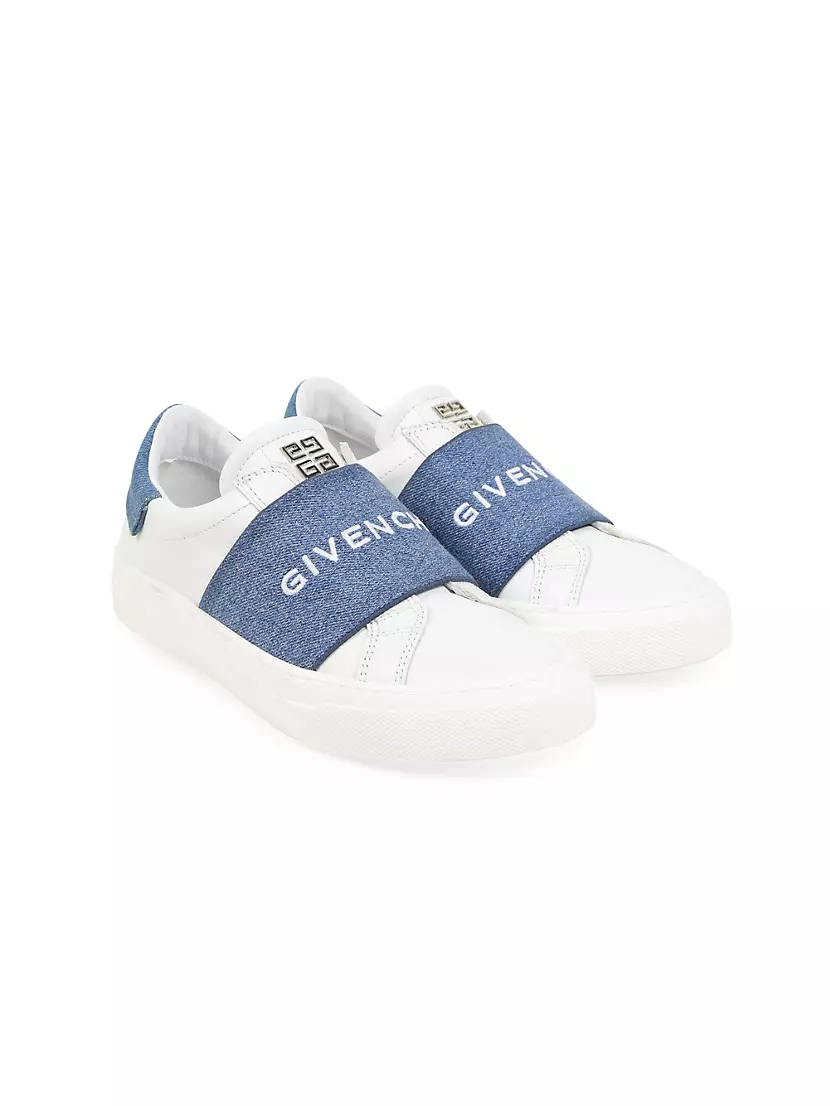 Baby Boy's, Little Boy's &amp; Boy's Denim Logo Low-Top Slip-On Sneakers Givenchy