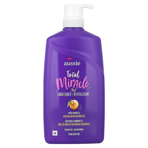 Total Miracle, 7 in 1 Conditioner With Apricot & Australian Macadamia Oil, 26.2 fl oz (778 ml) Aussie