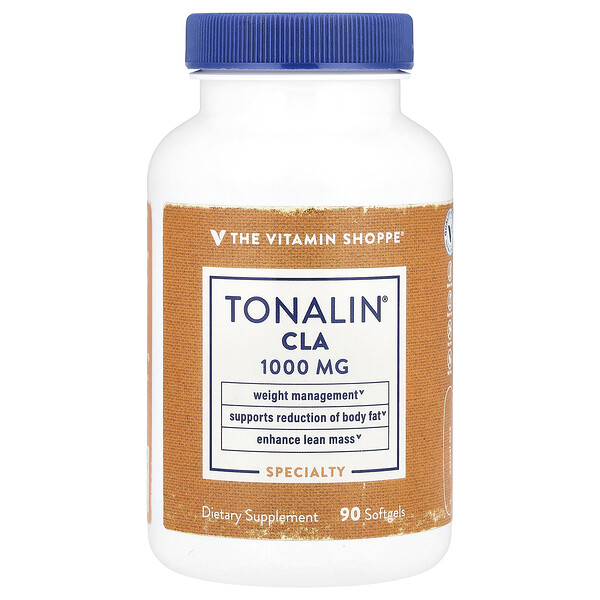 Tonalin® CLA 1000 мг для контроля веса 90 капсул The Vitamin Shoppe