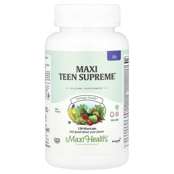 Maxi Teen Supreme™ His, мультивитамины, 120 капсул MaxiCaps™ Maxi Health