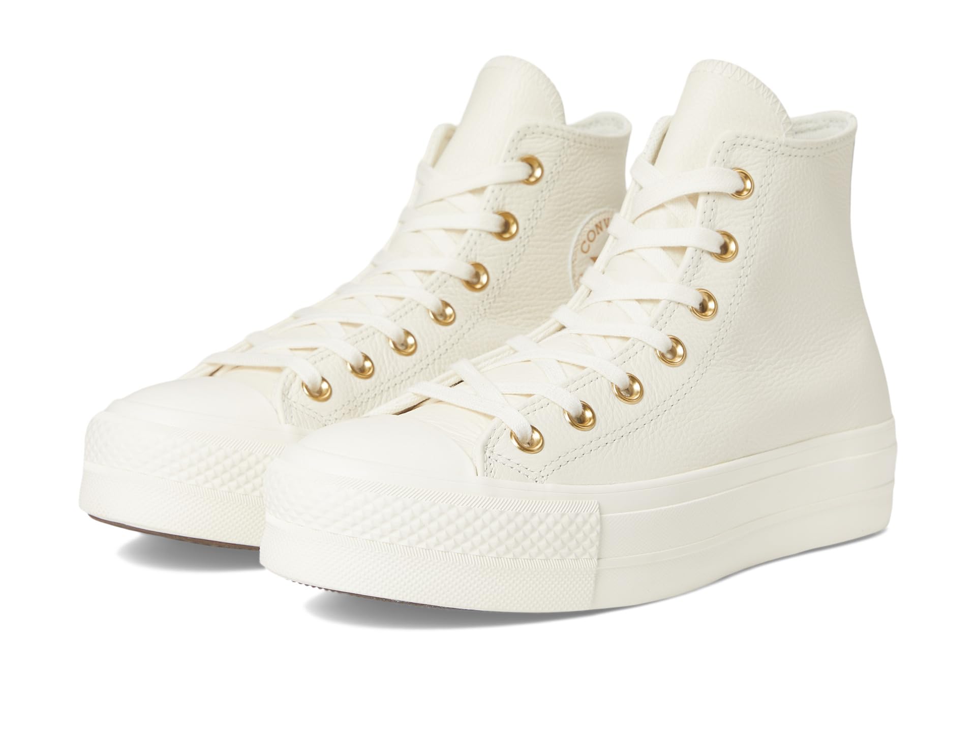 Кроссовки Converse Chuck Taylor All Star Hi Lift Leather с кожаным верхом и амортизацией OrthoLite Converse