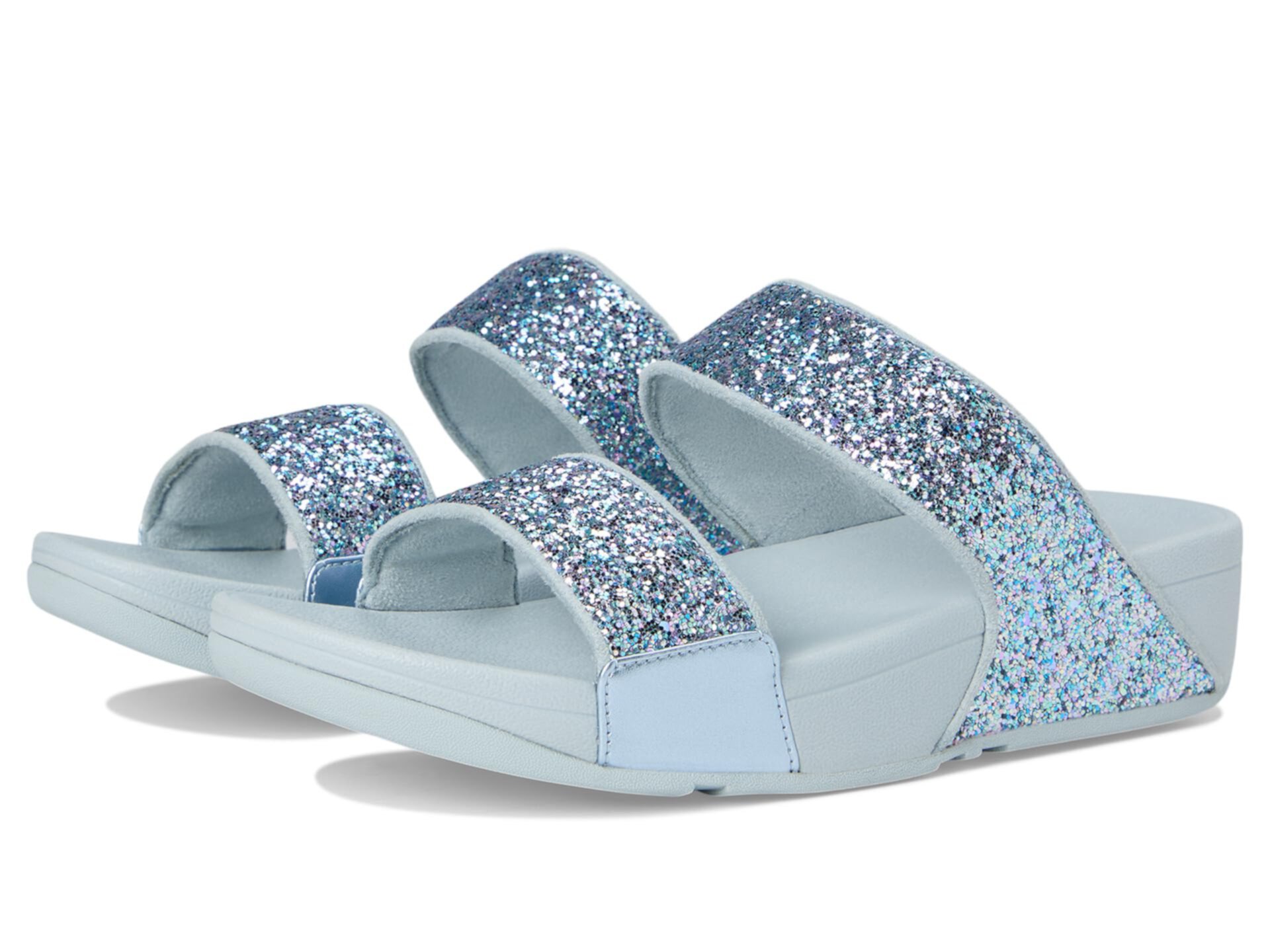 Lulu Multi-Tonal Glitter Slides FitFlop