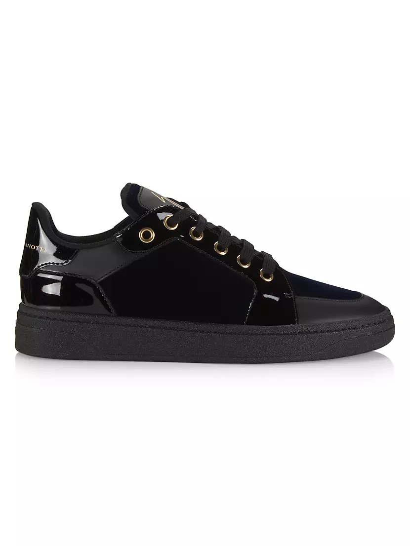 Кроссовки GZ/94 Scarpa Uomo из велюра и кожи с круглым носком Giuseppe Zanotti