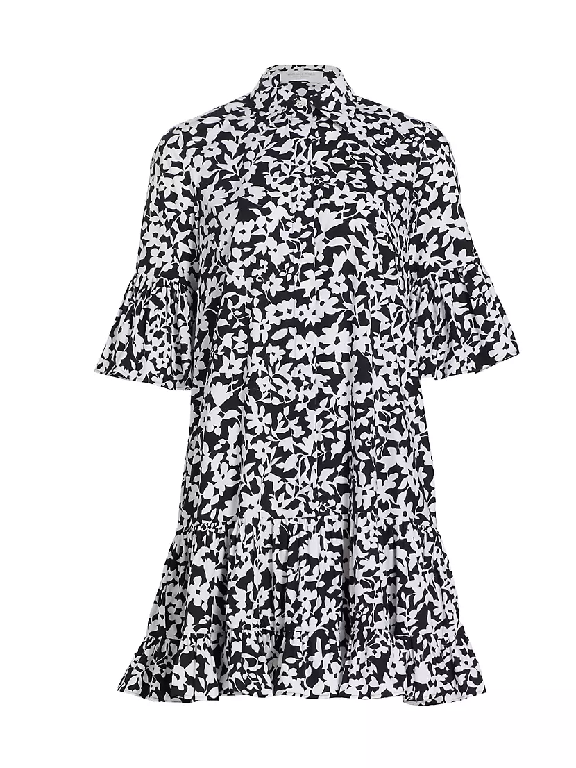 Floral Poplin Shirtdress Michael Kors