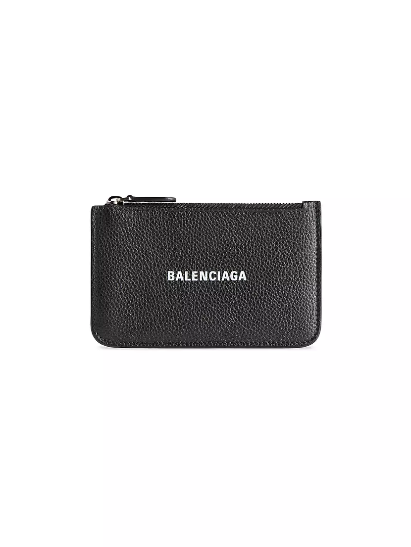 Cash Large Long Coin and Card Holder Metallized Balenciaga