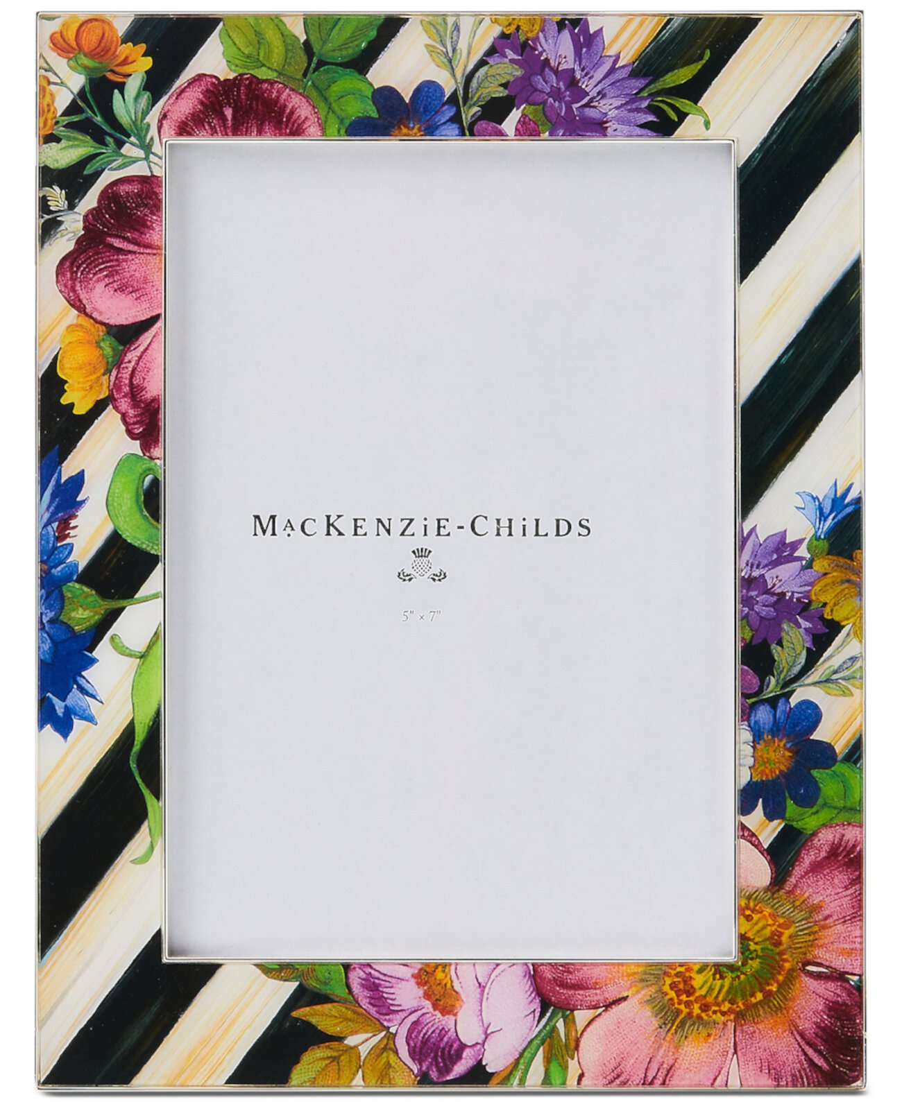 Серебряная рамка для фото Flower Market, 5" х 7", размер 18 см х 22 см MacKenzie-Childs