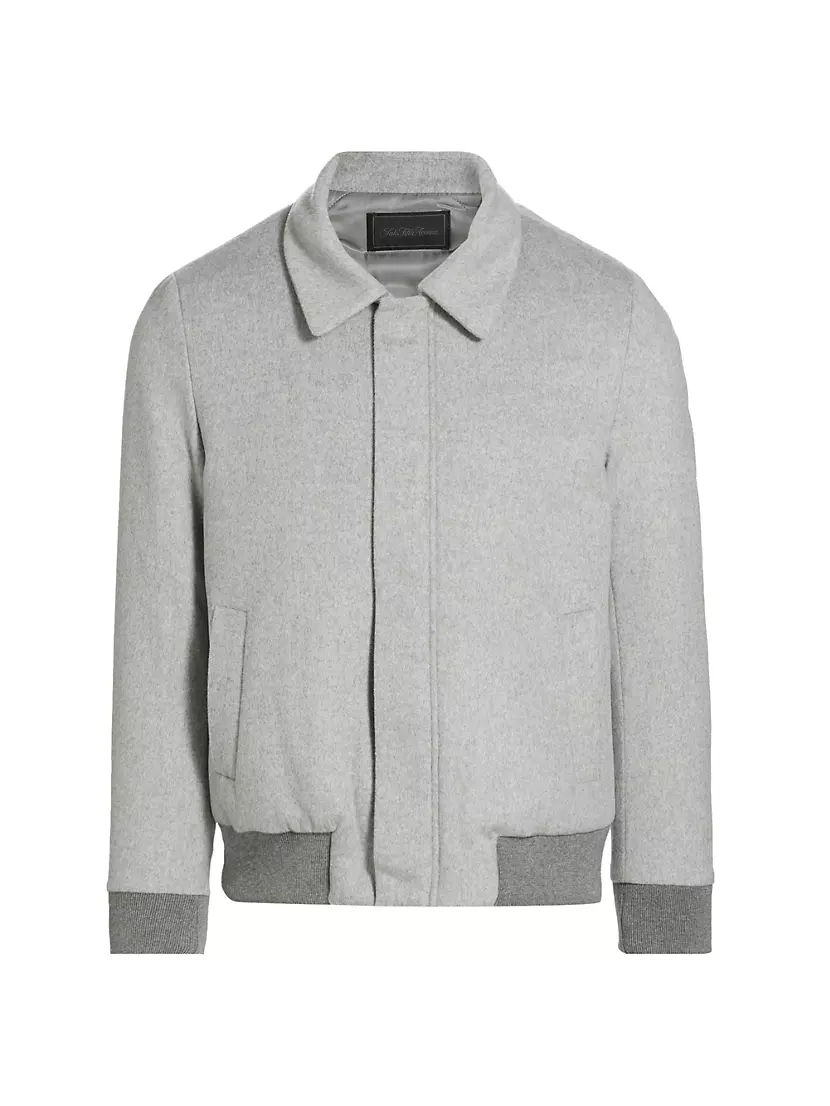 COLLECTION Wool-Blend Shirt Jacket Saks Fifth Avenue