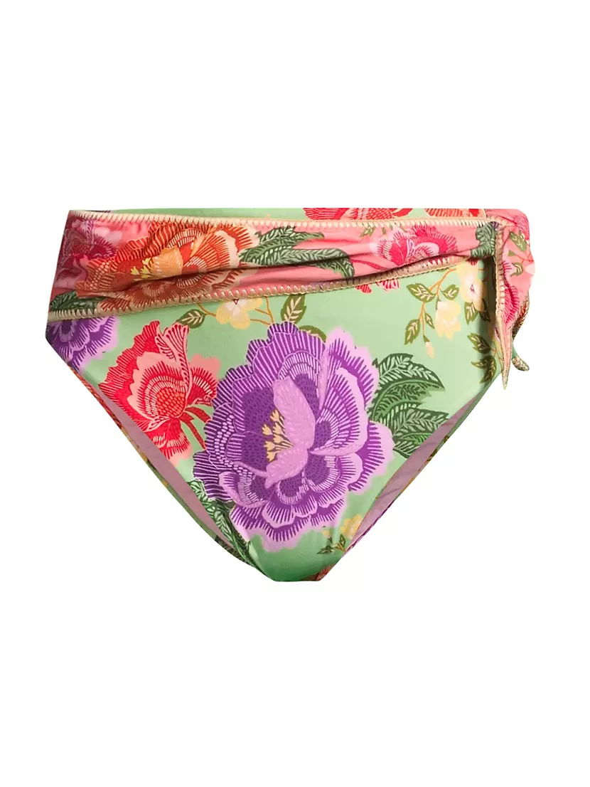 Flower Scarves Bikini Bottom Farm Rio