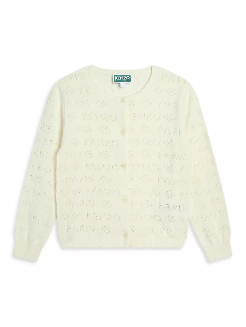 Little Boy's &amp; Boy's Logo Knitted Cardigan Kenzo