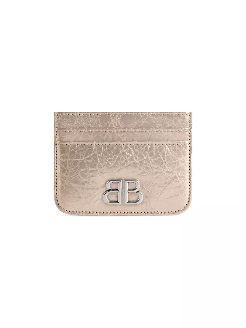 Monaco Card Holder Metallized Balenciaga