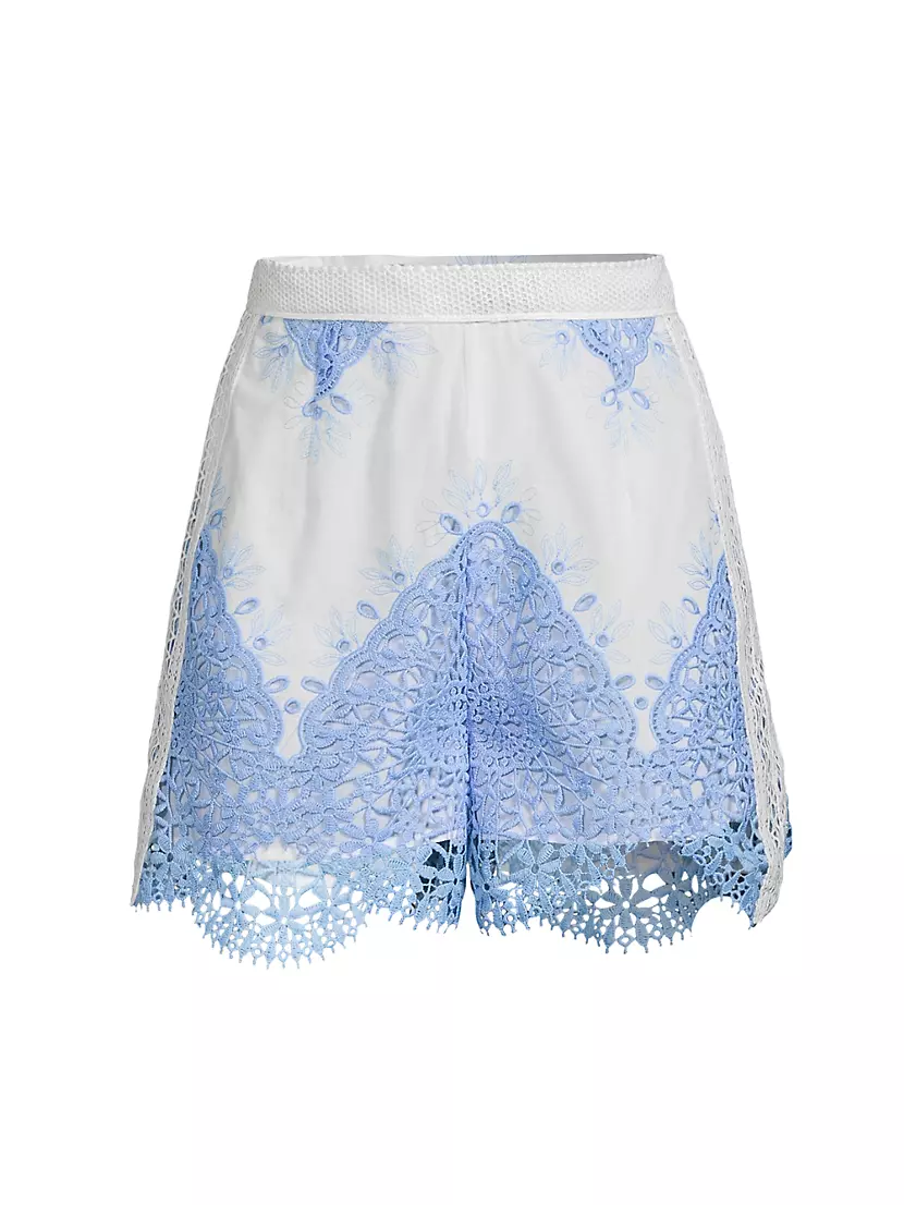 Layla Cotton Lace Shorts Evarae