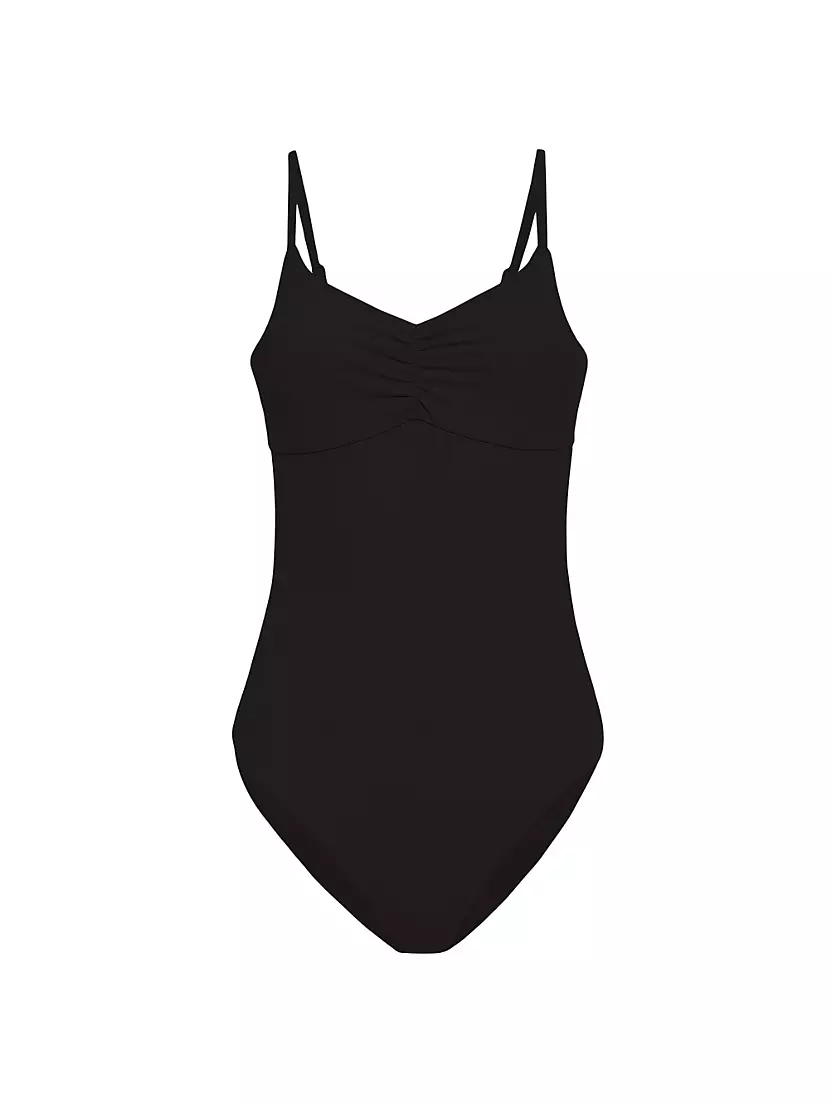 Symi Ruched Long Torso One-Piece Swimsuit Andie Swim