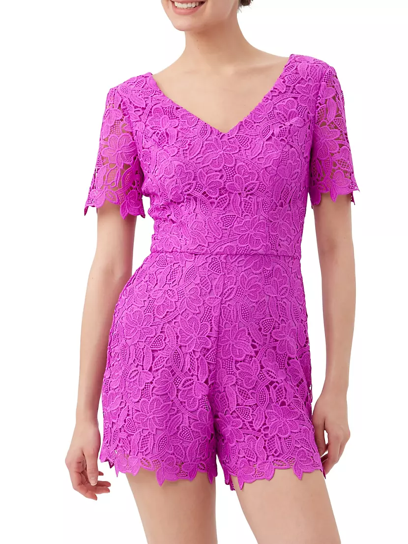 Faraglioni Lace Romper Trina Turk