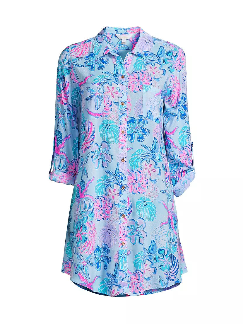 Natalie Shirtdress Coverup Lilly Pulitzer