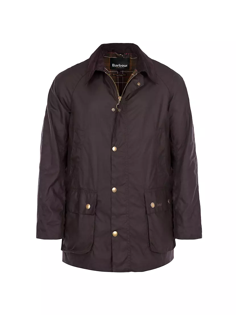 Куртка Barbour Ashby из восковой ткани с воротником из вельвета и длинными рукавами Barbour