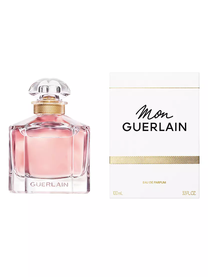 Eau de Parfum Mon Guerlain, свежий древесный аромат, ноты лаванды, жасмина и ванили Guerlain