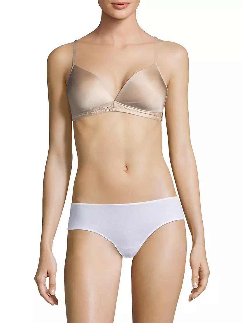 Satin Deluxe Soft Cup T-Shirt Bra Hanro