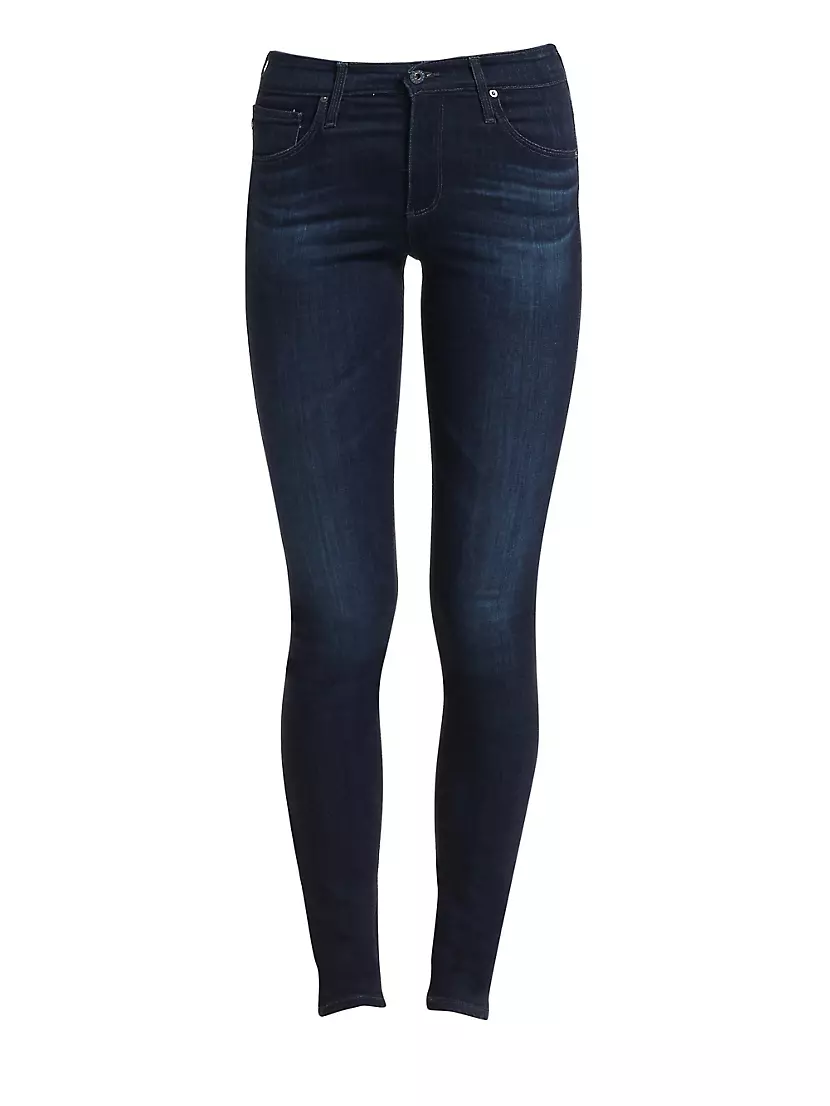 Джинсы AG Jeans Farah с высоким поясом, облегающий крой, 5 карманов AG Jeans