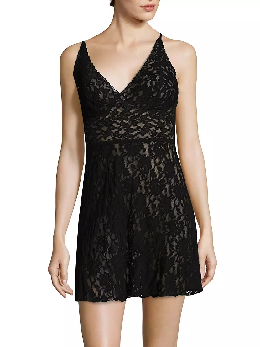 Retro Plunge Chemise Hanky Panky